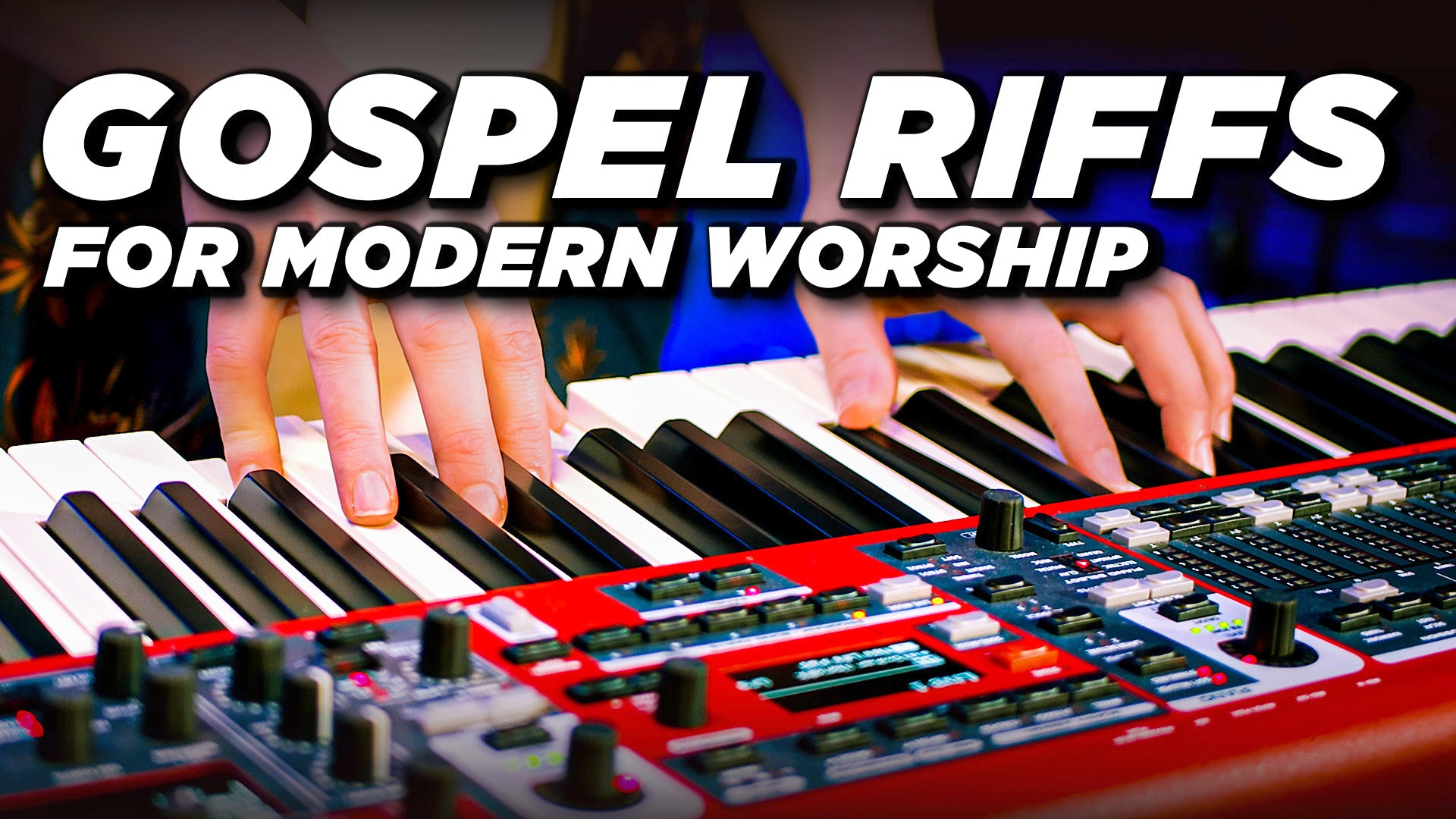 Learn how to Play Gospel Riffs in Contemporary Worship Music - Piano Lesson