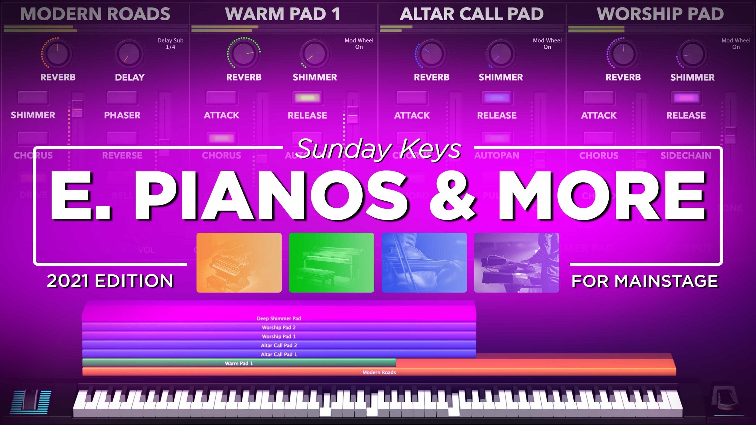 Sunday Keys for MainStage 2021 - EPs, Soundbeds and more