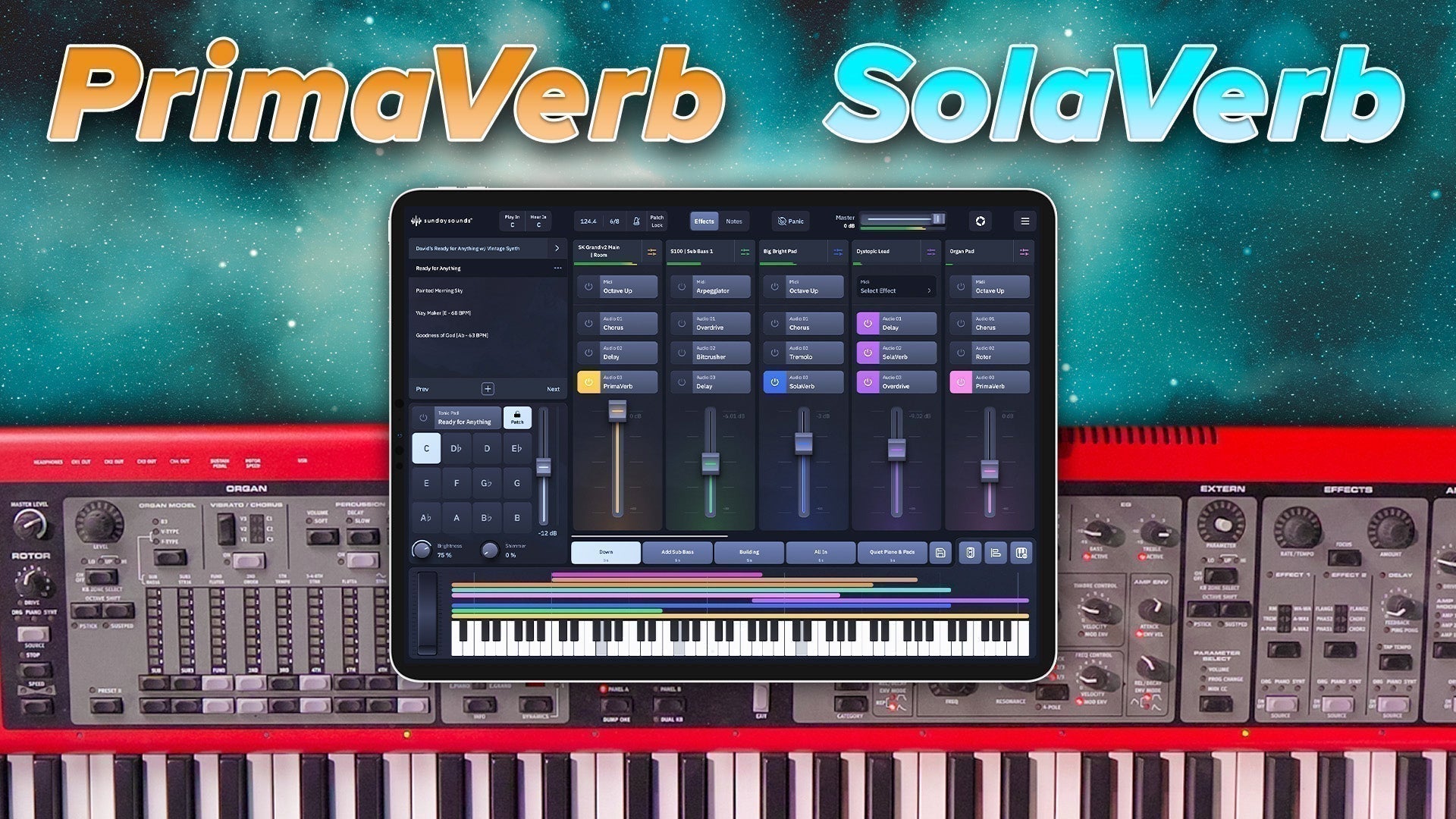 New Reverbs Added, Huge Sunday Keys Update!