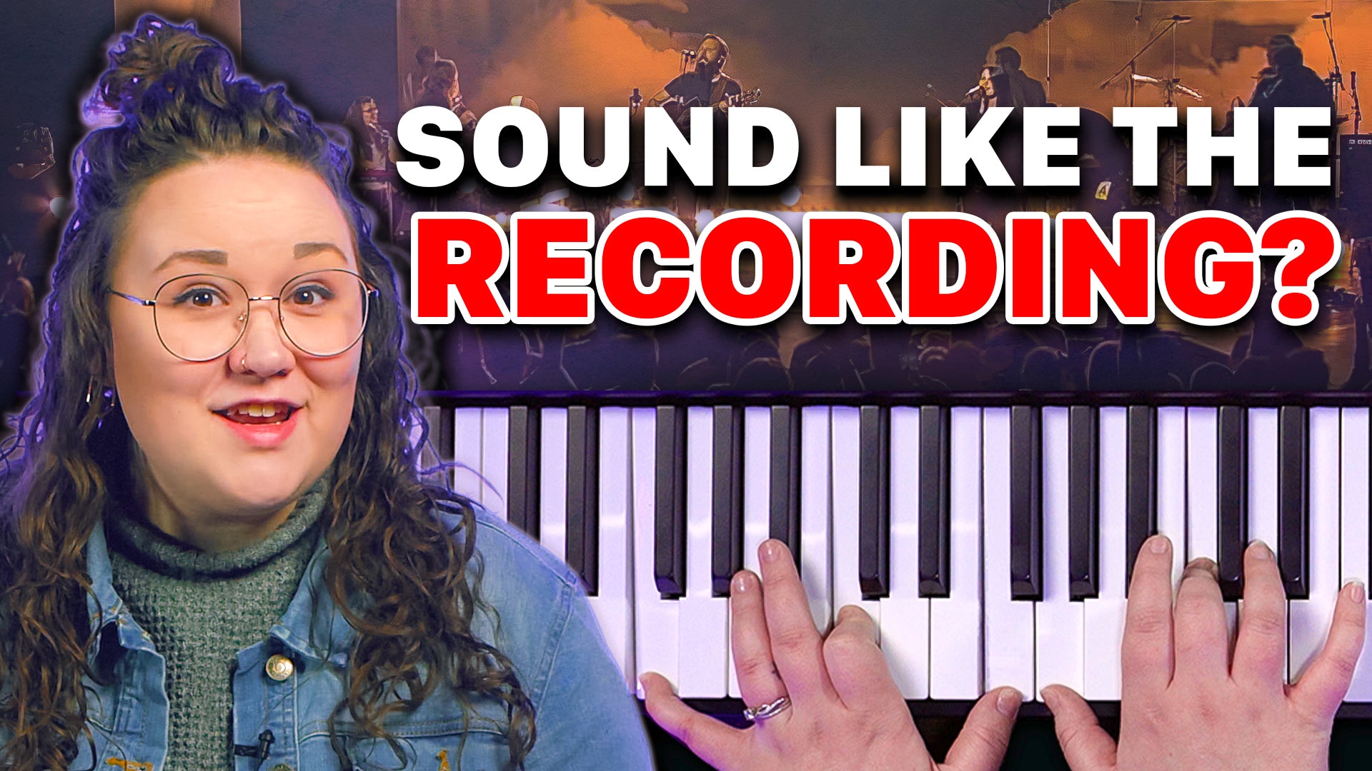 Churches Shouldn't Sound Like the Recording- or should they?
