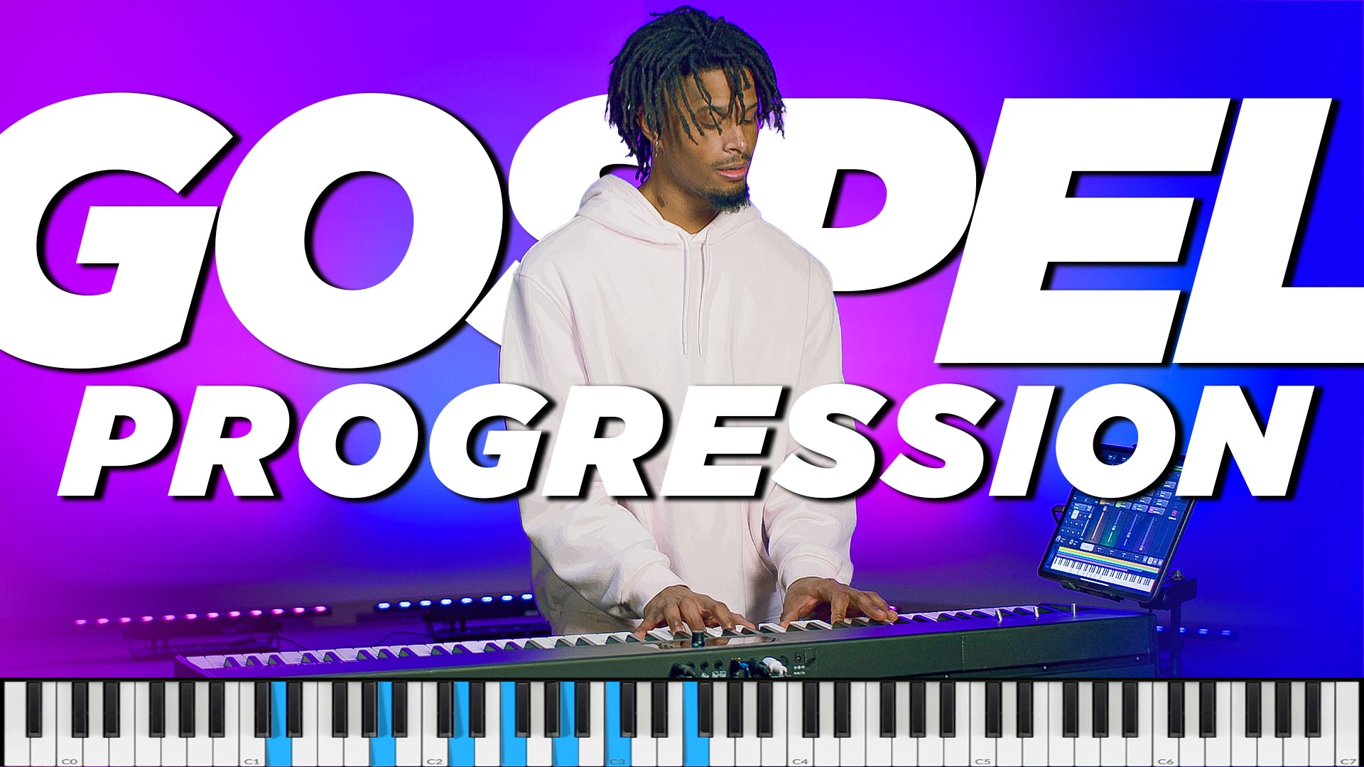 Play Gospel Chord Progression in Contemporary Worship Music - Piano Lesson