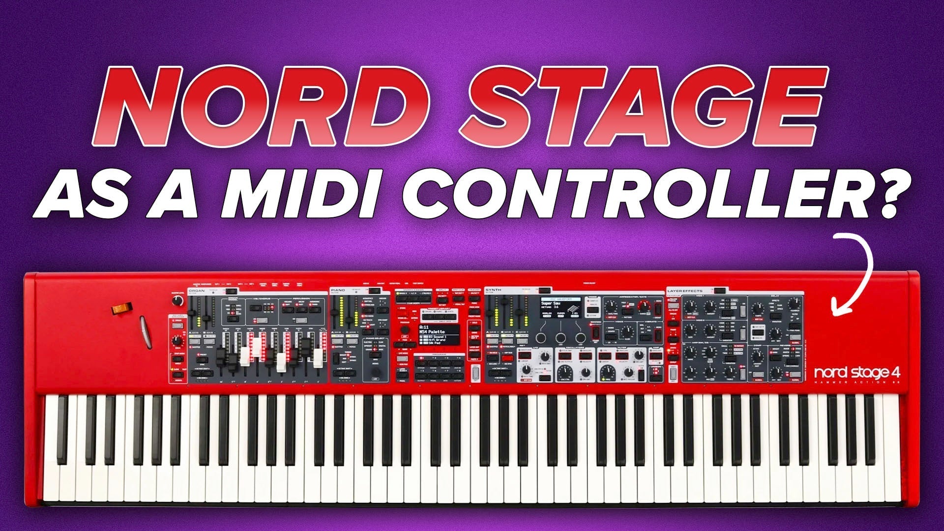 Why I use a Nord as a MIDI controller - the truth