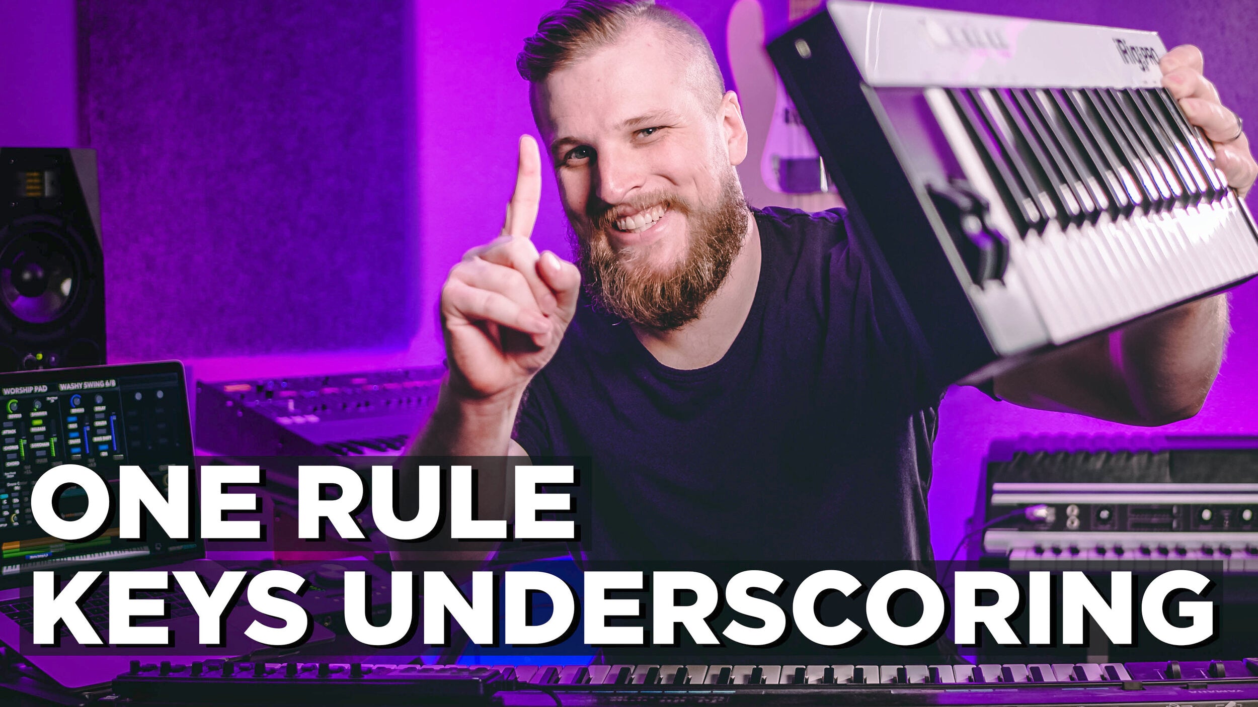 One Rule for Underscoring on Keys - Worship Keyboard Tutorial
